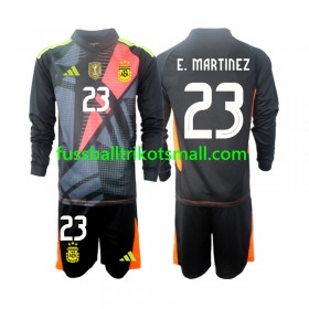 Fußballtrikots Argentinien Emiliano Martinez 23 Torwart Kinder 2024 Langarm Heimtrikotsatz kaufen